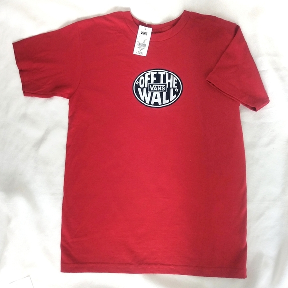 Vans off the wall T red shirt NWT - Picture 1 of 3